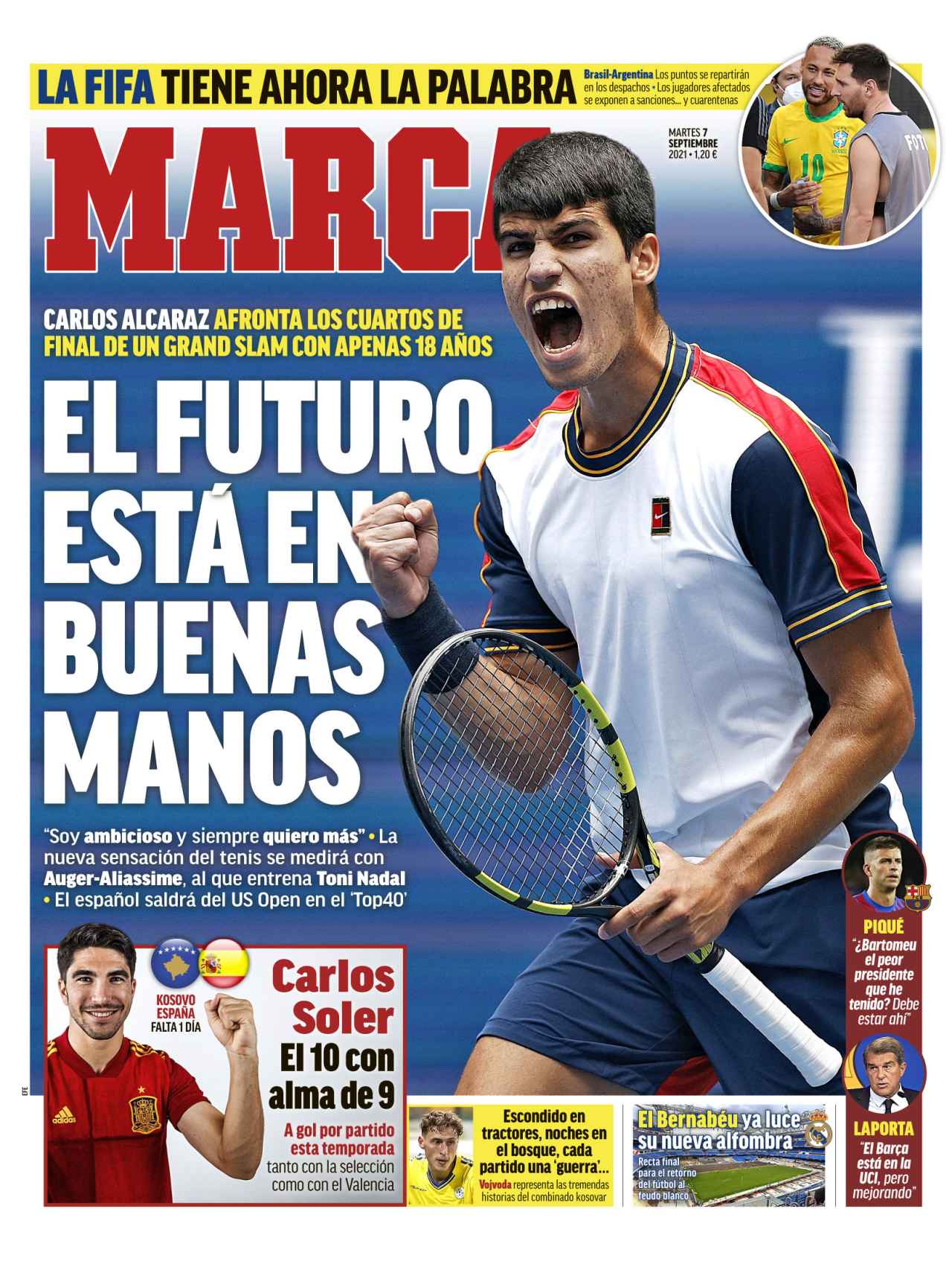 La portada del diario MARCA (07/09/2021)