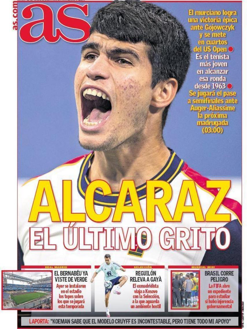 La portada del diario AS (07/09/2021)