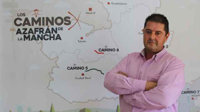 Santiago Alberca, presidente de 'Los Caminos del Azafrán de La Mancha'
