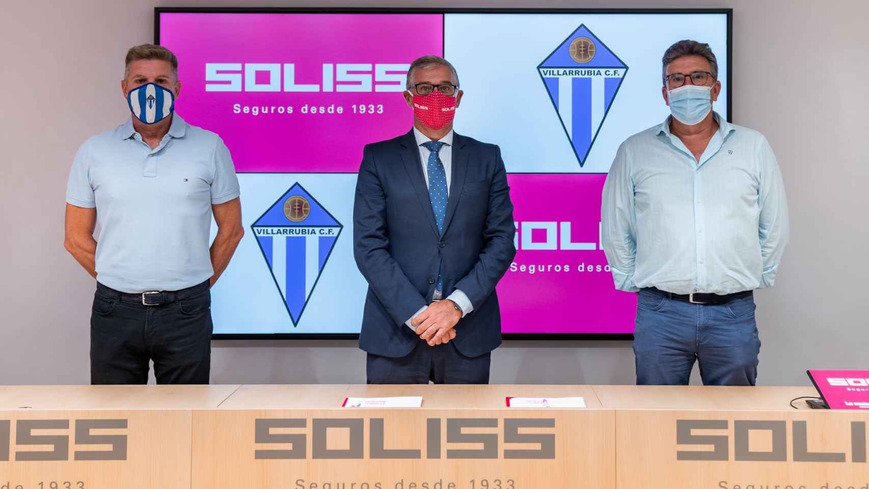 Renovación del patrocinio entre Soliss y Formac Villarrubia C. F.