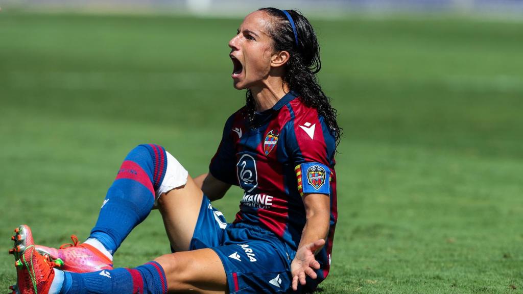 Maria De Alharilla, durante un partido del Levante