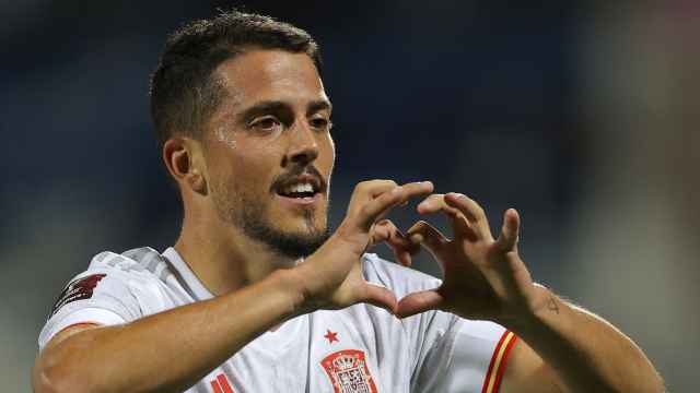 Pablo Fornals celebra su gol ante Kosovo