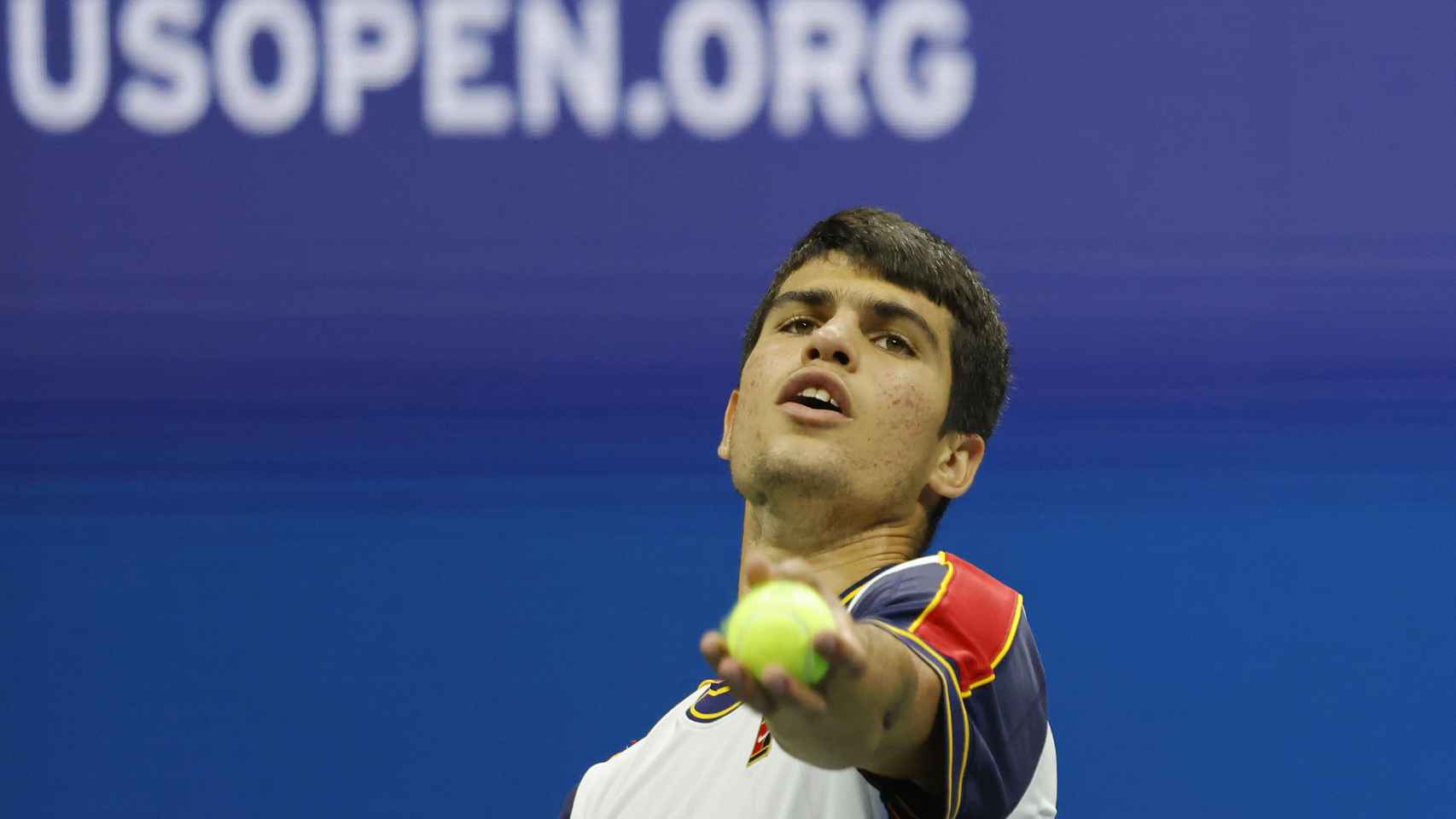 Carlos Alcaraz, en el US Open
