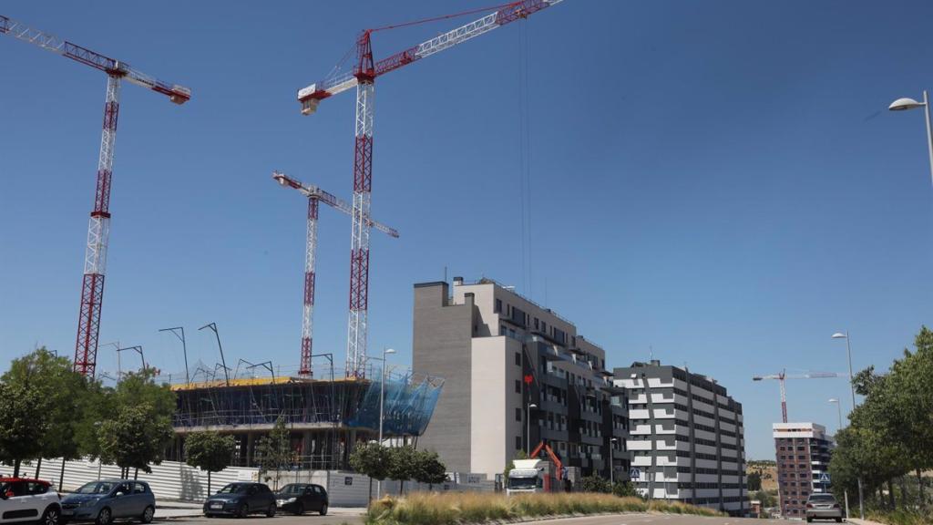 Construcción de una promoción de viviendas en Málaga.