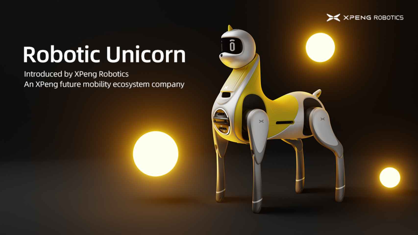 Un robot unicornio como vehículo para niños.