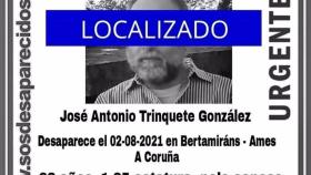 Localizado el hombre de 63 años desaparecido en Ames (A Coruña)