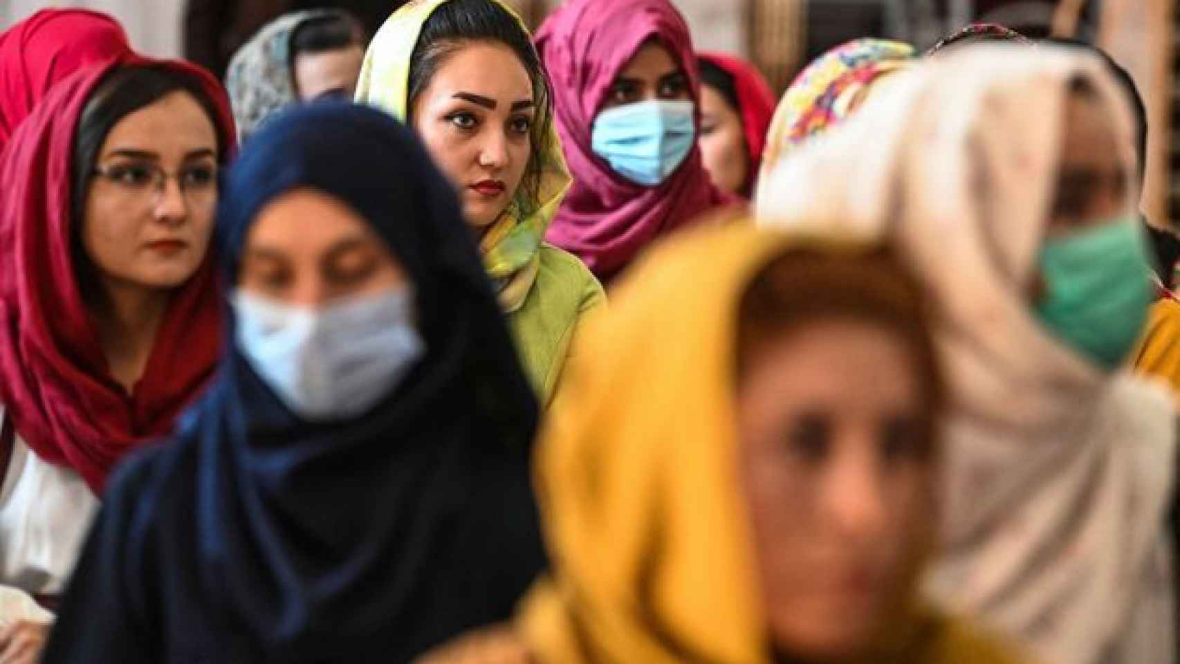 Mujeres en Kabul, capital de Afganistán, el pasado 2 de agosto. Getty