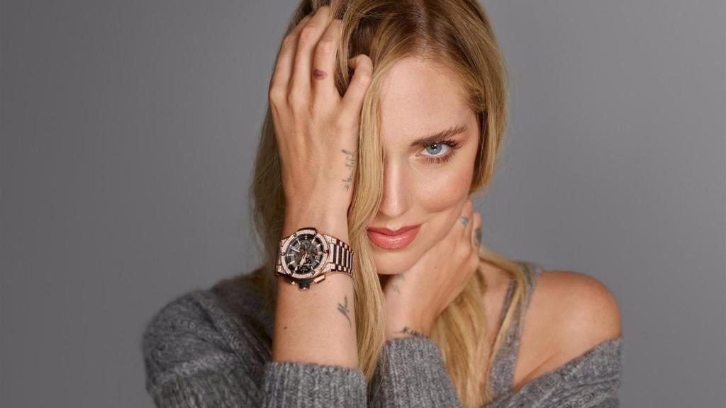 Chiara Ferragni en una imagen cedida por Hublot.