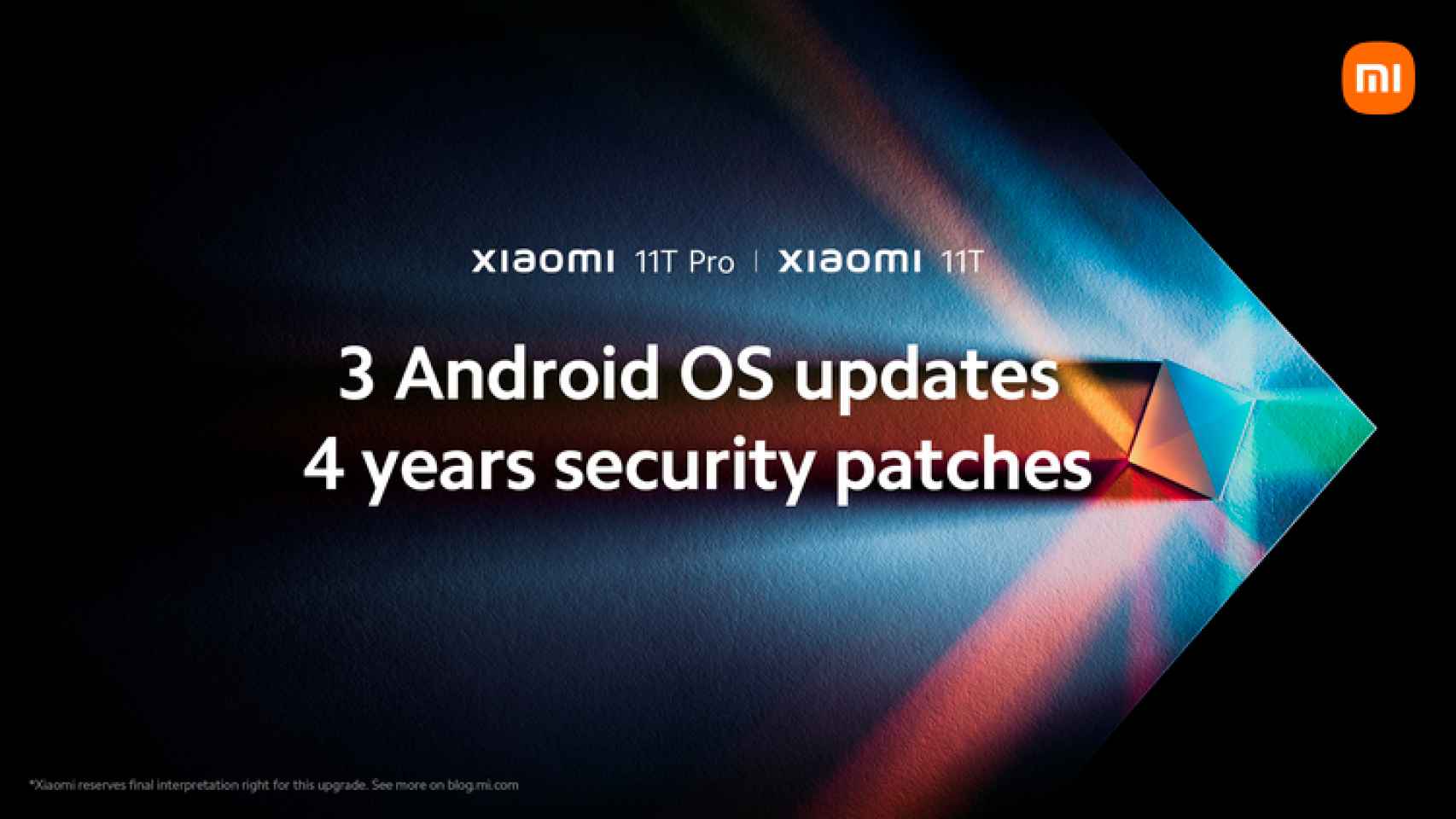 Actualizaciones de los Xiaomi 11T