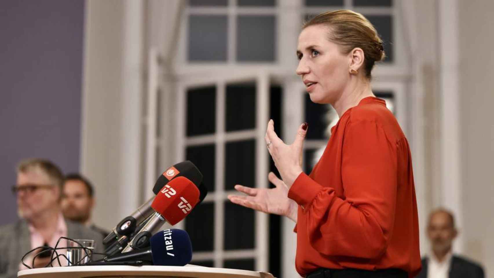 La primera ministra danesa, la socialdemócrata Mette Frederiksen.