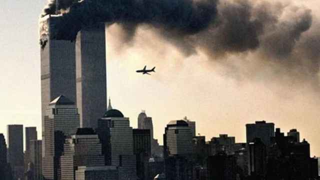 Imagen de los atentados del 11-S en Nueva York, 2001