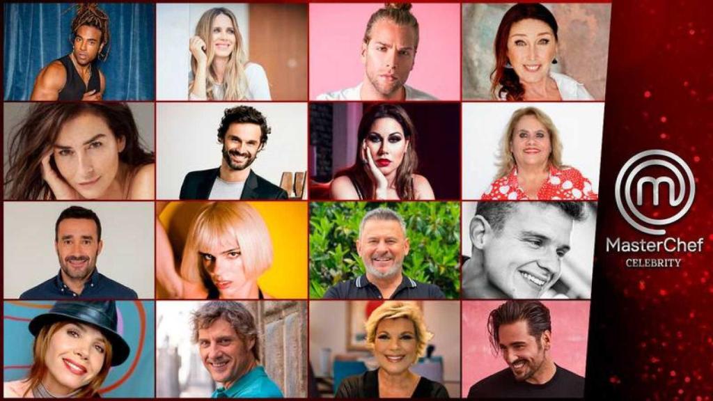 Casting completo de 'MasterChef Celebrity 6'.