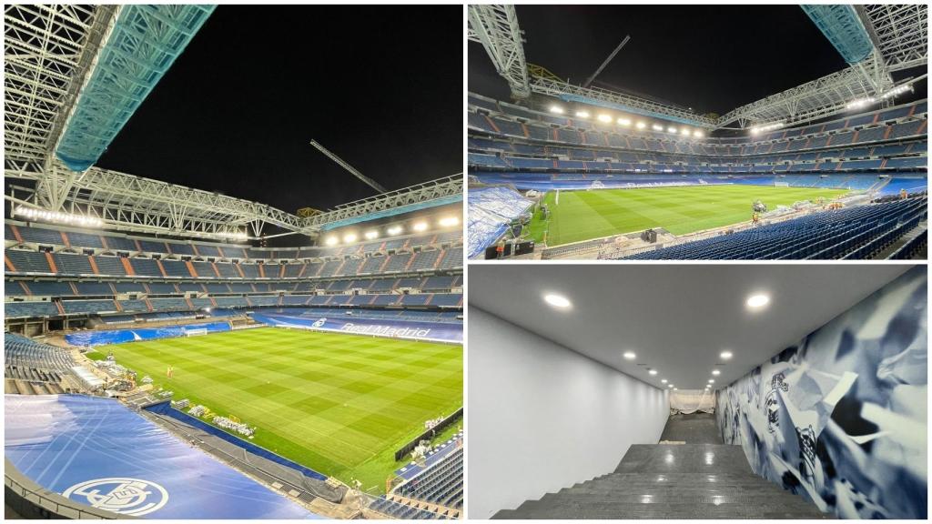 El Santiago Bernabéu, listo para el Real Madrid - Celta