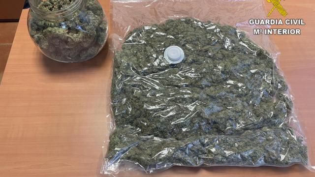 Marihuana intervenida por la Guardia Civil