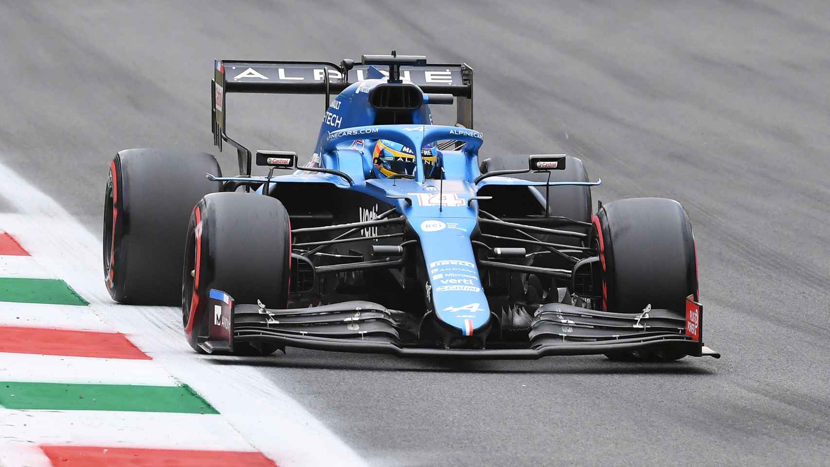 Fernando Alonso en el Gran Premio de Italia