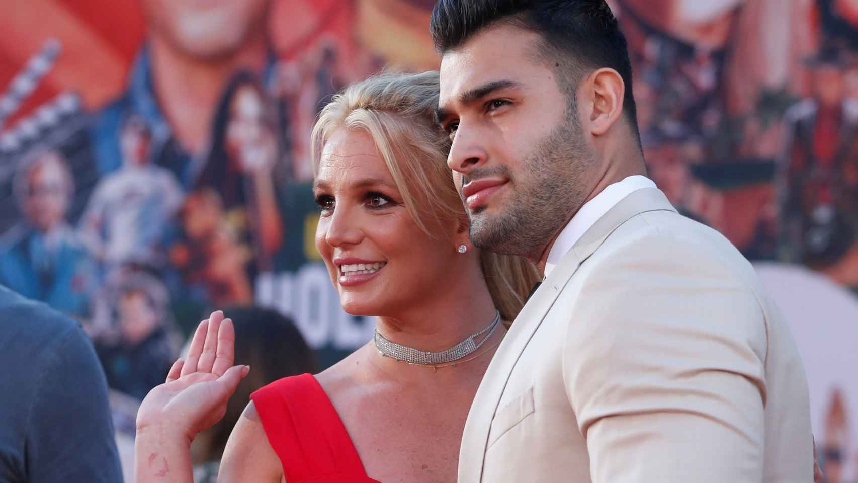 Britney Spears junto a su novio, Sam Asghari. | Foto: Reuters