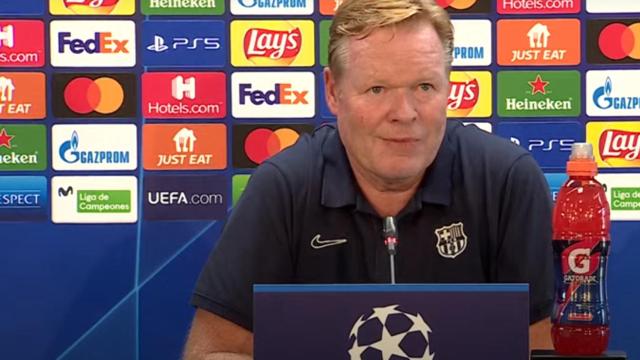 Ronald Koeman, en rueda de prensa