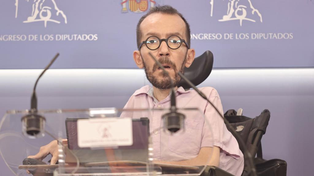 Pablo Echenique, portavoz de Unidas Podemos en el Congreso.