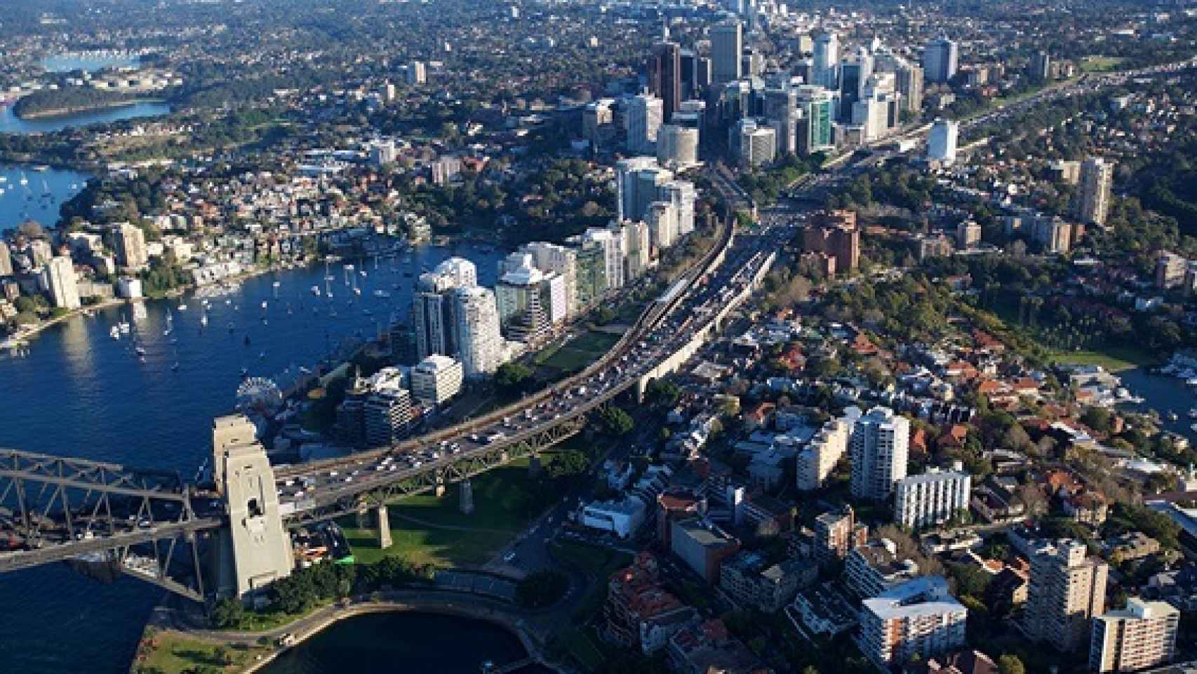 Plano parcial de la carretera que Cimic va a mejorar en Sídney.