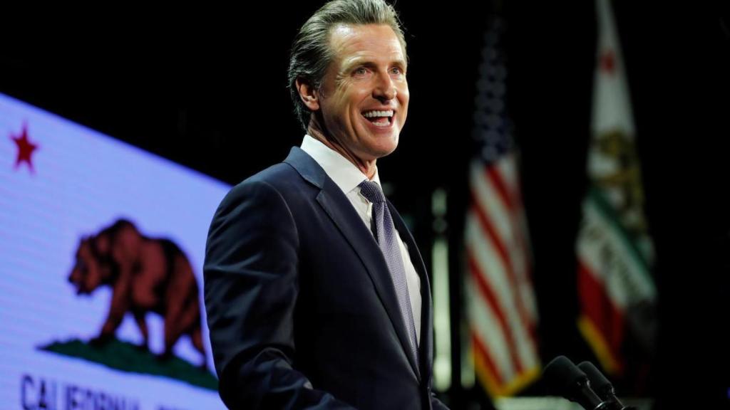 Gavin Newsom, gobernador de California.