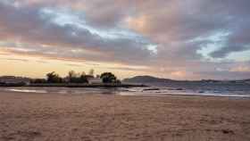 Playa de Ladeira, en Baiona