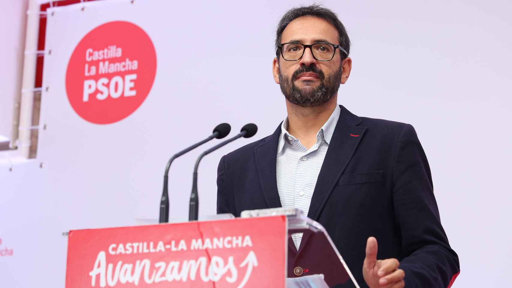 Sergio Gutiérrez, secretario de Organización del PSOE de Castilla-La Mancha. Foto: Óscar Huertas
