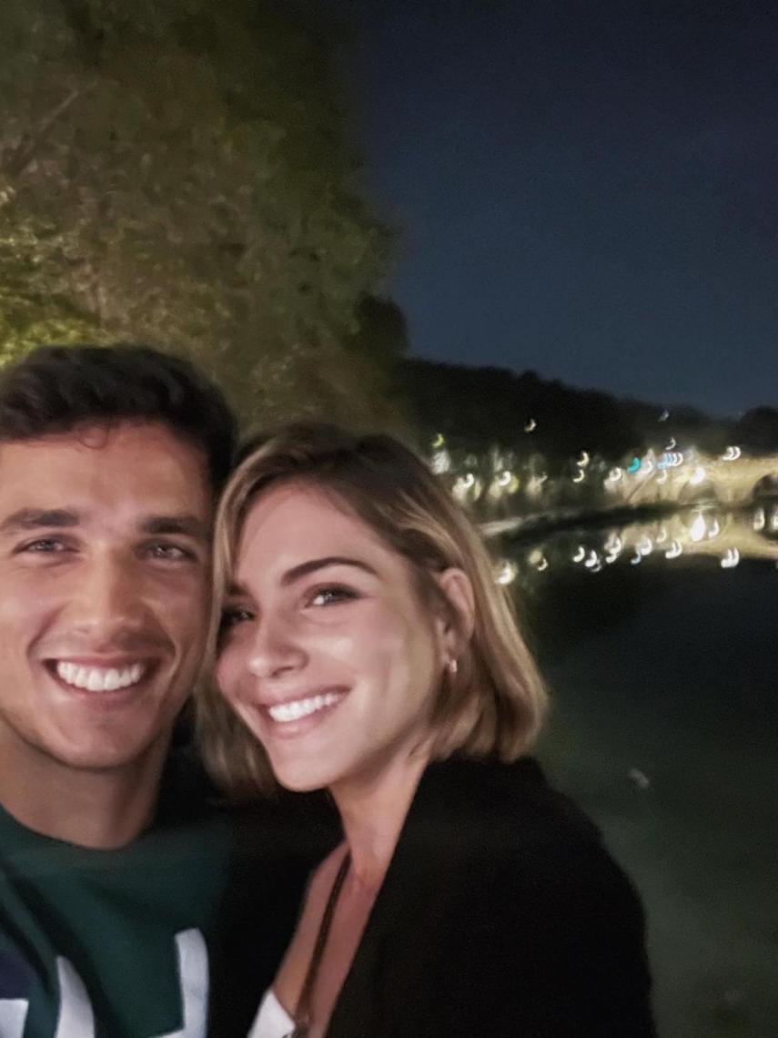 Andrea Duro y Alejandro Galán en Roma.