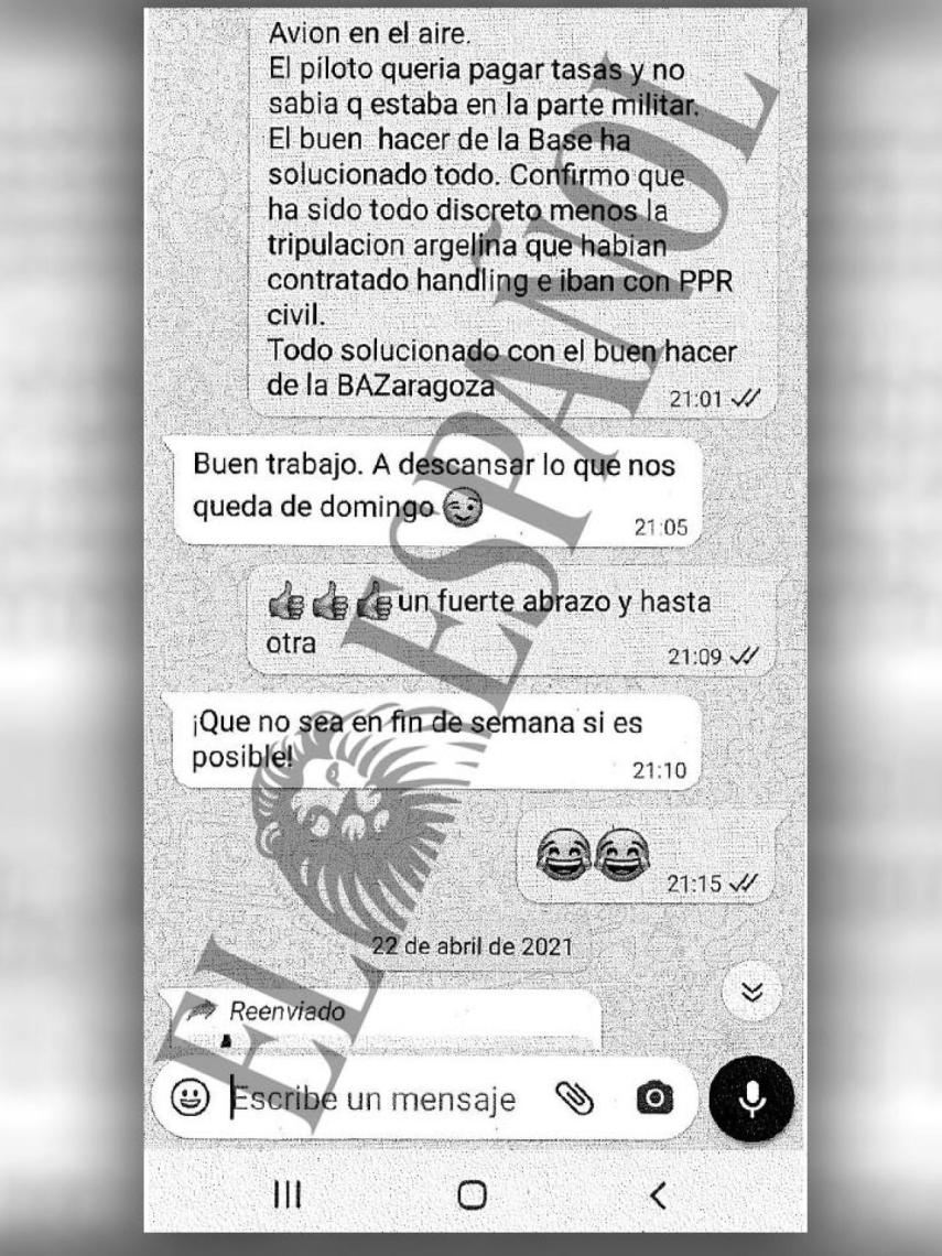 Otra de las conversaciones entre ambos.