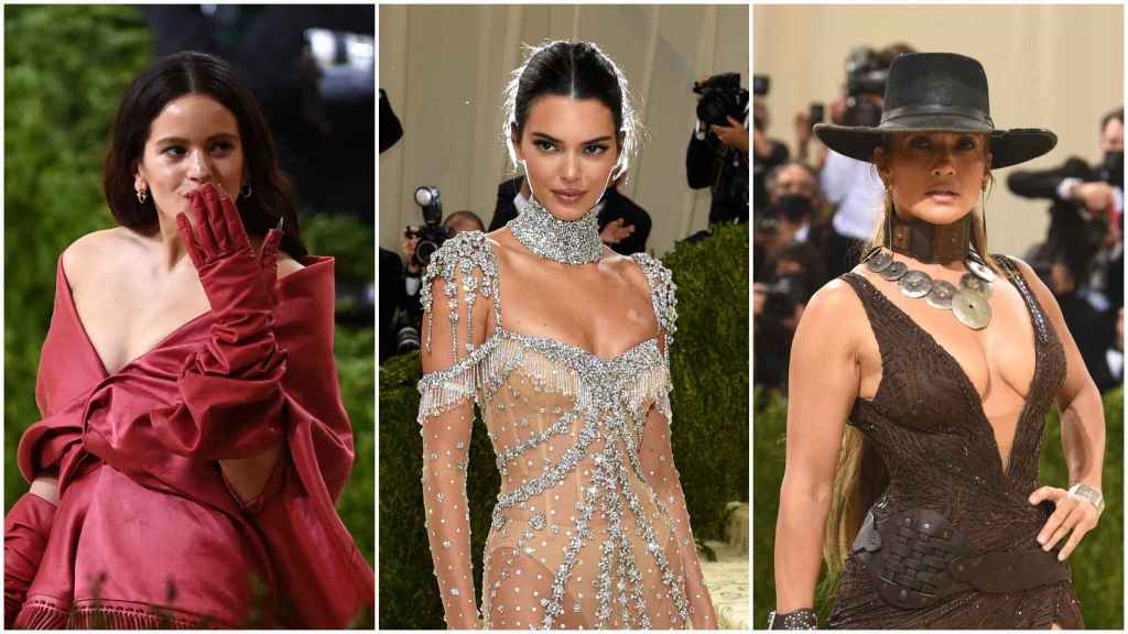 Rosalía, Kendall Jenner y Jennifer Lopez fueron algunas de las más destacadas de la noche en Nueva York.