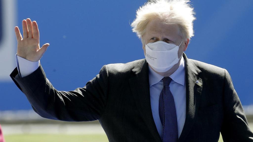 Boris Johson, durante un evento en Bruselas.