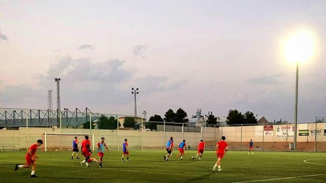 Entrenamiento de La Roda. Foto: La Roda CF