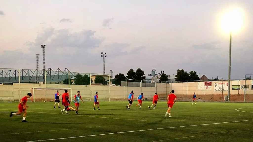 Entrenamiento de La Roda. Foto: La Roda CF