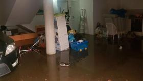 Inundaciones en San Pedro de Nós.