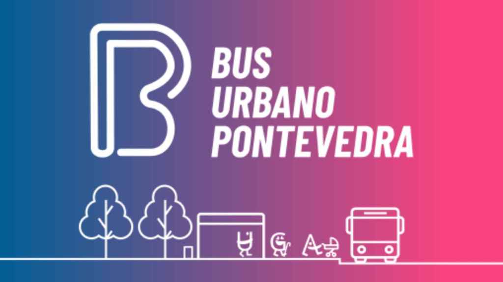 Imagen de la campaña publicitaria de transporte urbano de Pontevedra