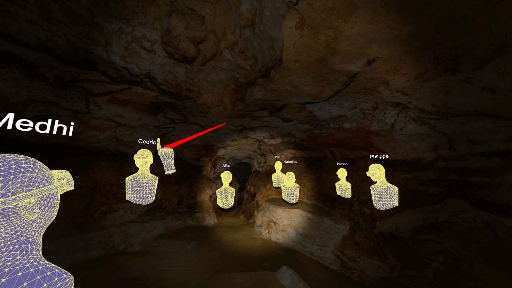 Una de las vistas de la experiencia en realidad virtual de la cueva de Lascaux.