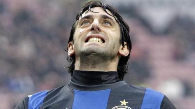 Diego Milito, en un partido del Inter de Milán