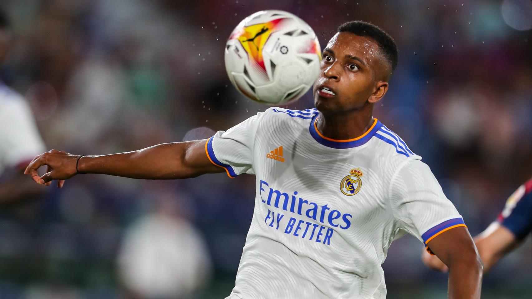 Rodrygo Goes, en un partido del Real Madrid en la temporada 2021/2022