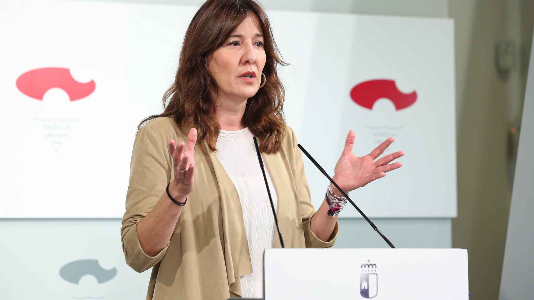 Blanca Fernández, portavoz del Gobierno de Castilla-La Mancha. Foto: Ó. Huertas.