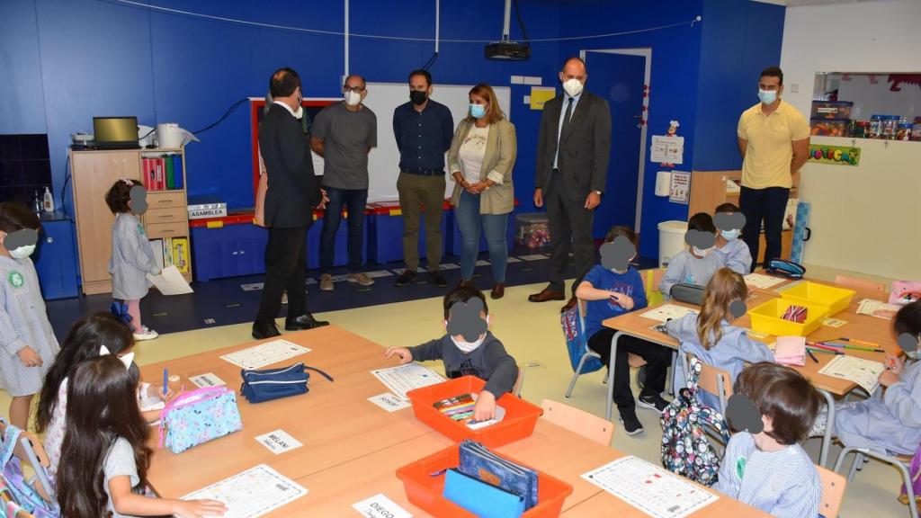 La alcaldesa de Talavera, Tita García Élez, visita este martes el colegio Pablo Iglesias