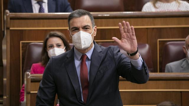 El presidente del Gobierno, Pedro Sánchez, en el Congreso de los Diputados.