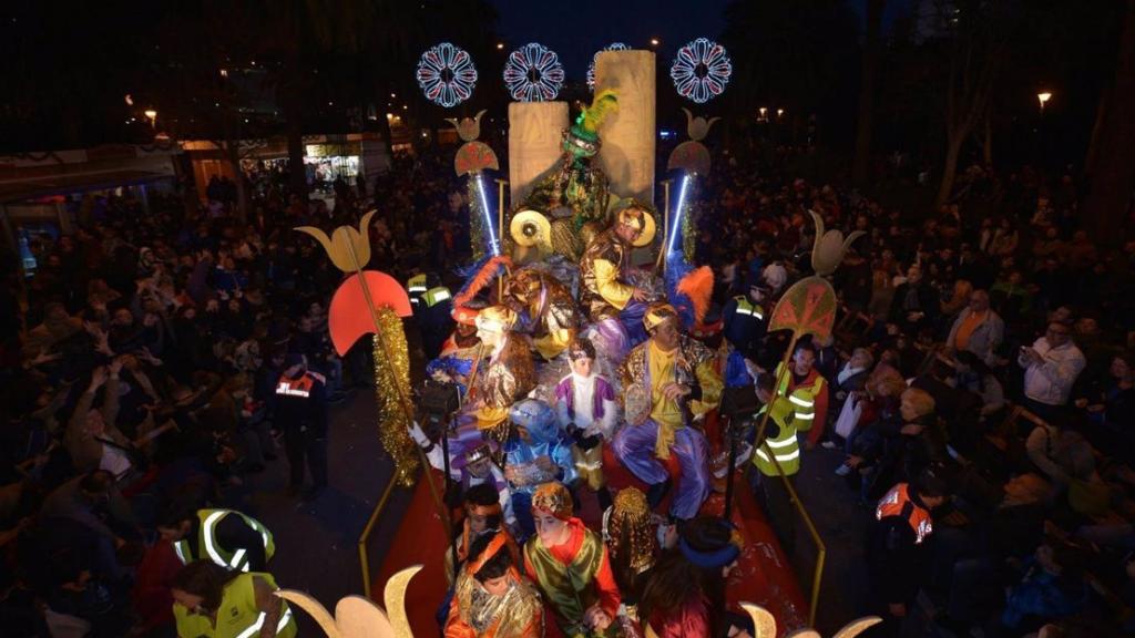 Imagen de archivo de la Cabalgata de Reyes en la ciudad de Málaga.