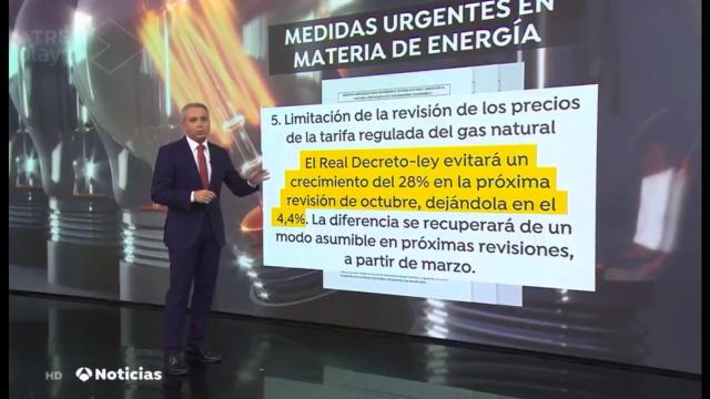 Vicente Vallés en el informativo de este martes.