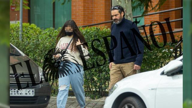 Antonio Pardo y su hija Nadia en una fotografía exclusiva de JALEOS.