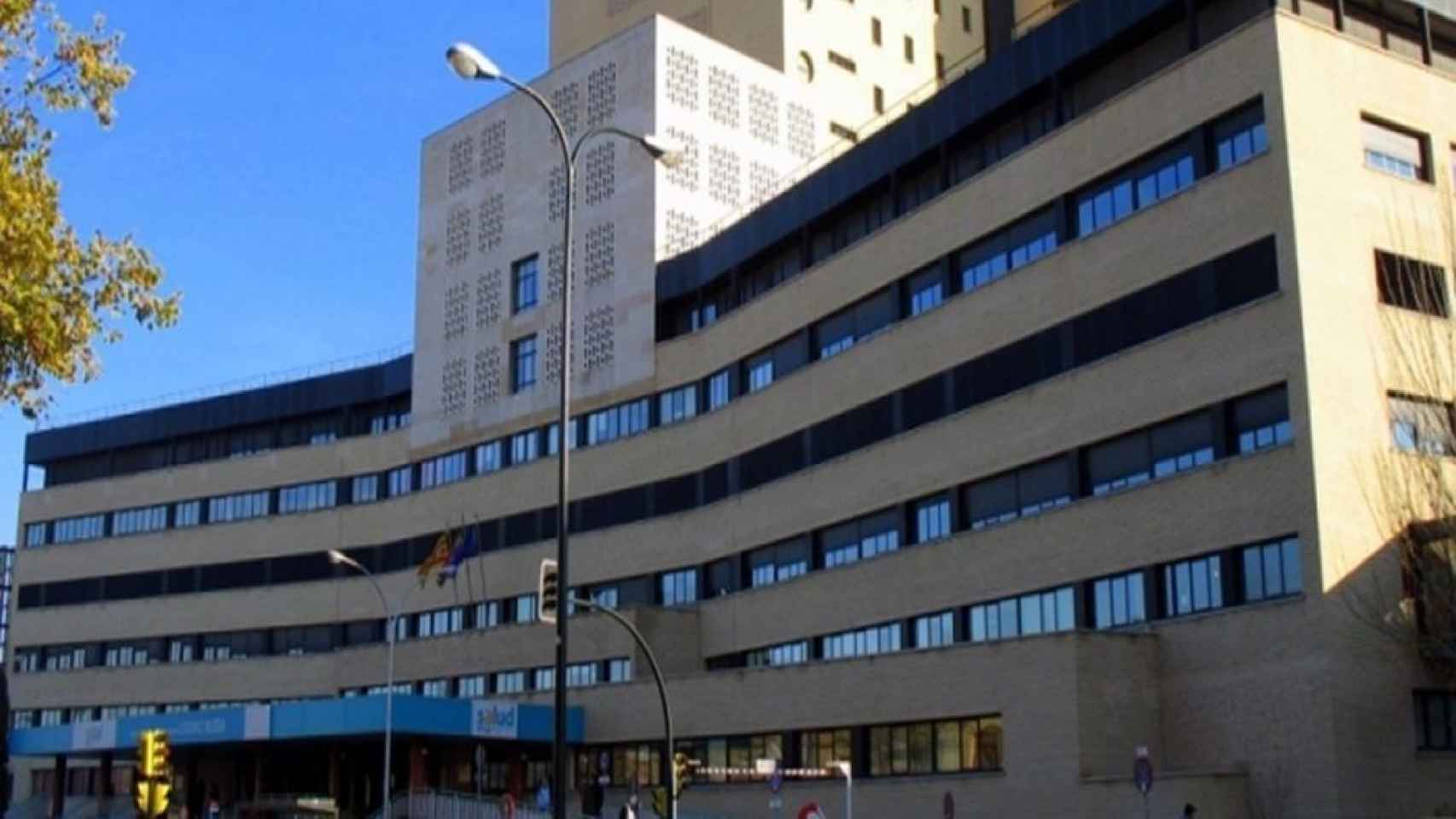 El Hospital Clínico Universitario Lozano Blesa de Zaragoza.