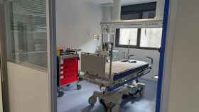 Box de urgencias en las nuevas instalaciones del Hospital de Salamanca.