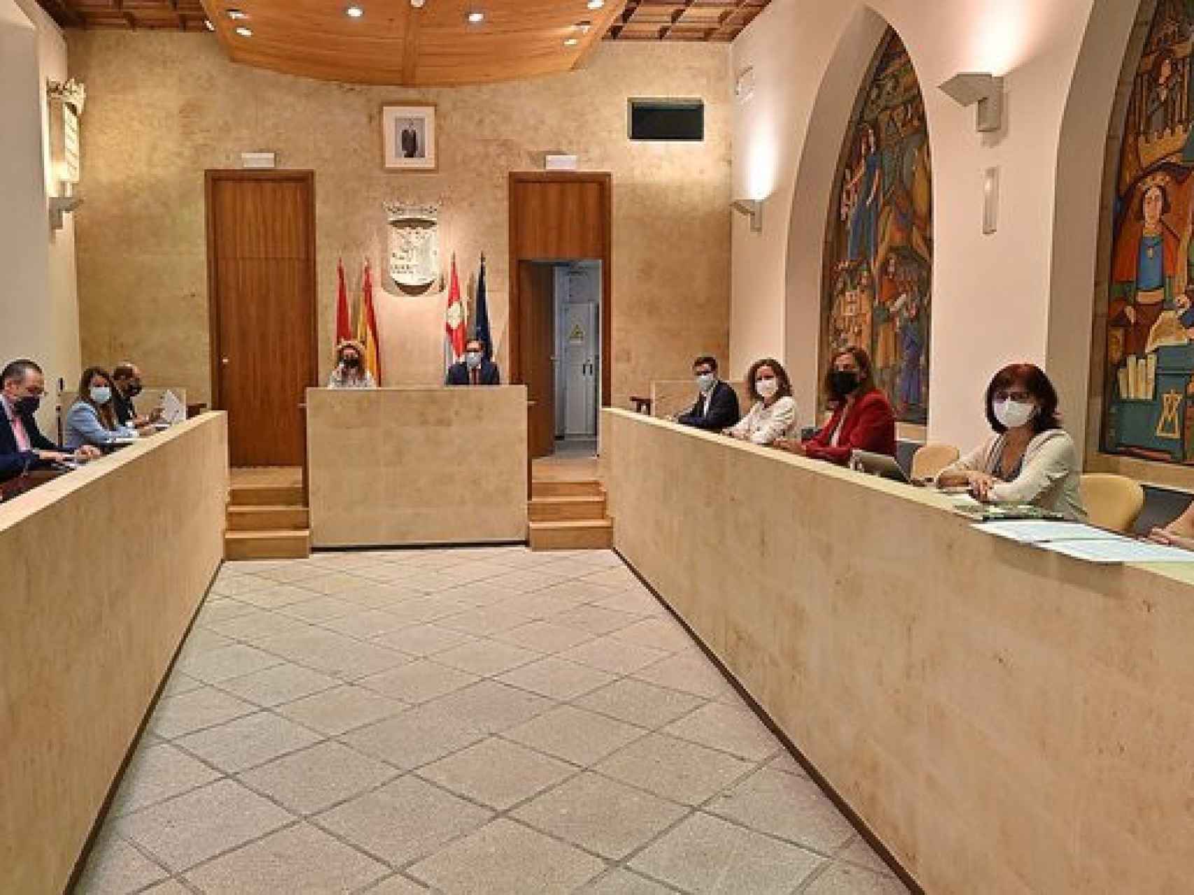Imagen de archivo de un pleno del Ayuntamiento de Salamanca.