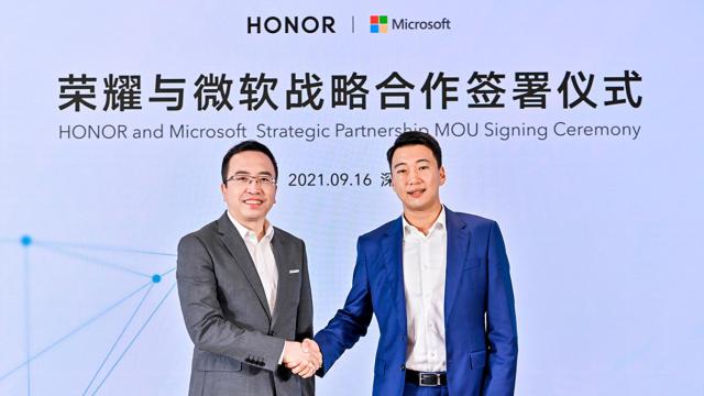 Honor y Microsoft se alían