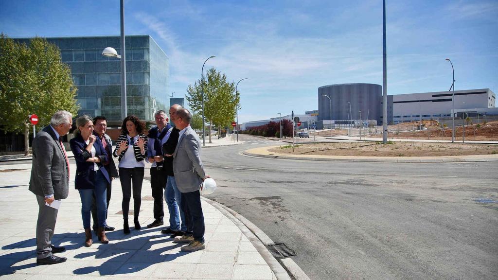 Una de las rotondas construidas para dar acceso al nuevo hospital de Toledo.