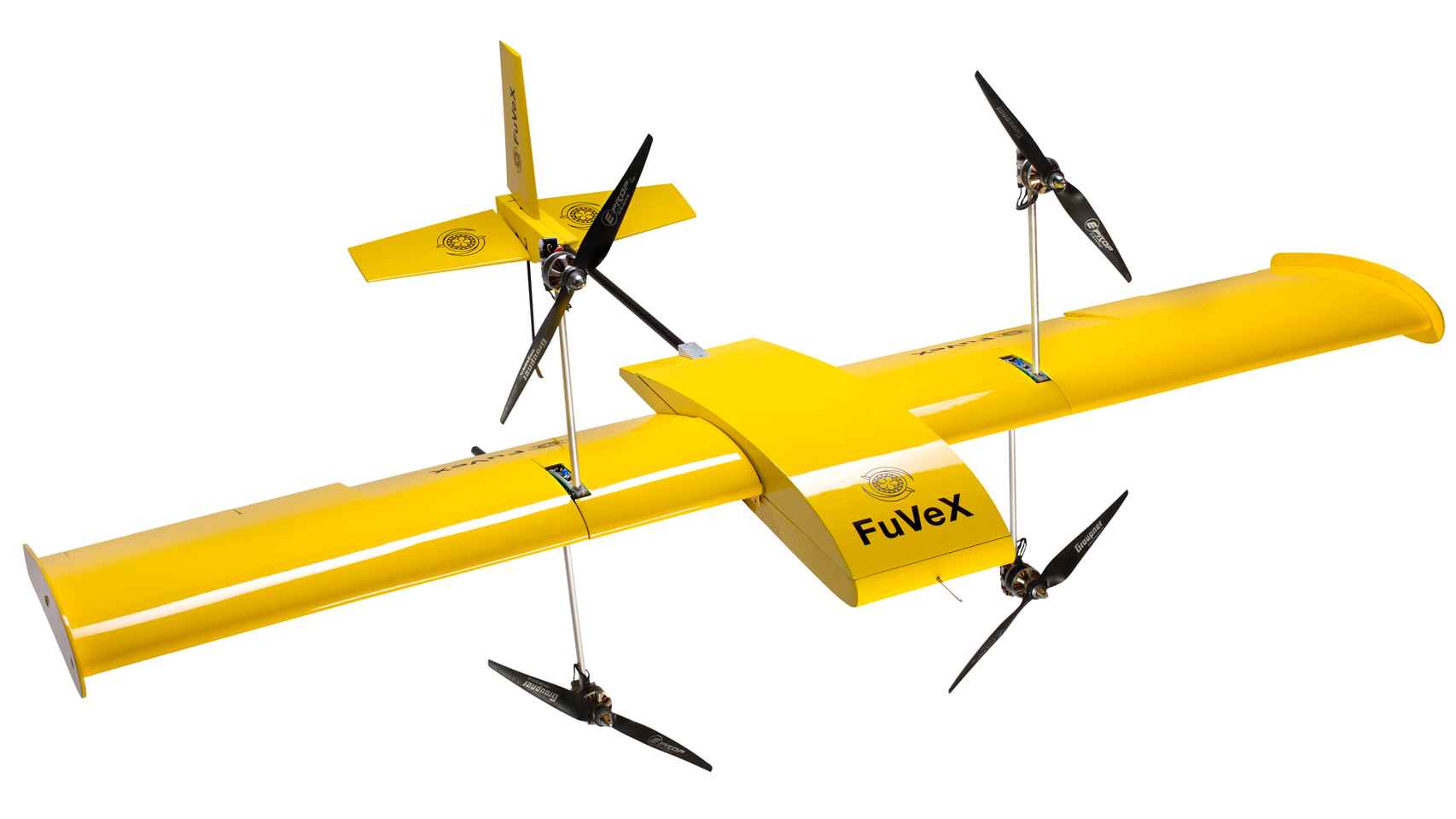 Prototipo del dron desarrollado por Fuvex para la inspección de líneas eléctricas.