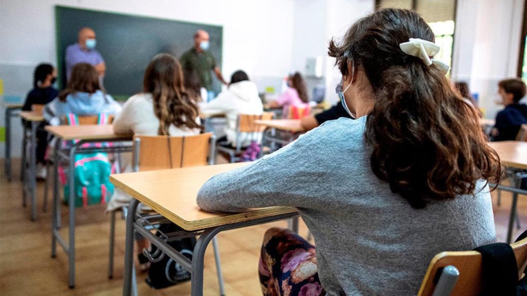 Un grupo de alumnos de la ESO, en una clase